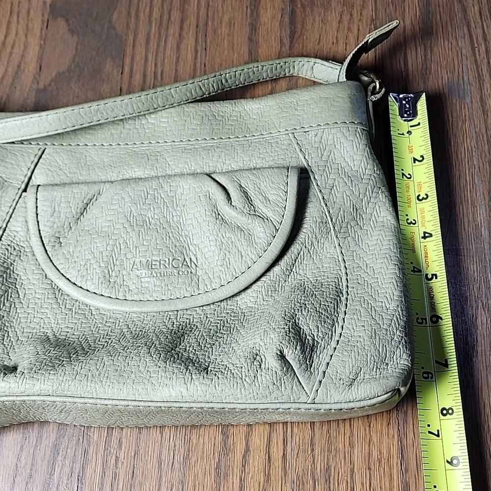 American Leather Co. Crossbody Bag in Soft Green - Picture 8 of 8